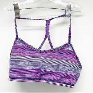 Lululemon Ivivva Girls' Purple Athletic Sports Bra Size 14